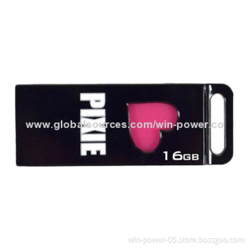 Promotional Mini USB Flash Drive, Made of Metal, Customized Logos Welcomed, 64MB-128GB Capacity